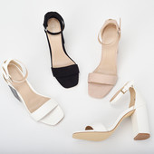 Moodsad naiste sandaalid 9 cm paksuse kontsaga