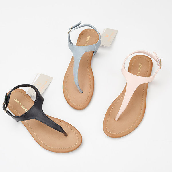 Suvised vabaaja sandaalid, mille varvaste vahel on rihm