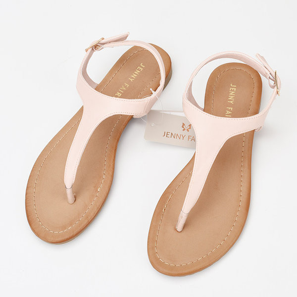 Suvised vabaaja sandaalid, mille varvaste vahel on rihm