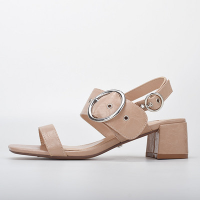 Uus mudel ümara pandlaga ja 5,5 cm paksuse kontsaga sandaalid