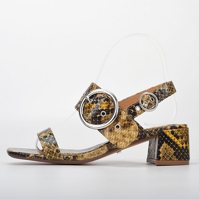 Uus mudel ümara pandlaga ja 5,5 cm paksuse kontsaga sandaalid