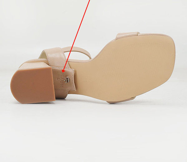 Uus mudel ökonahast naiste sandaalid - kandilise kontsaga