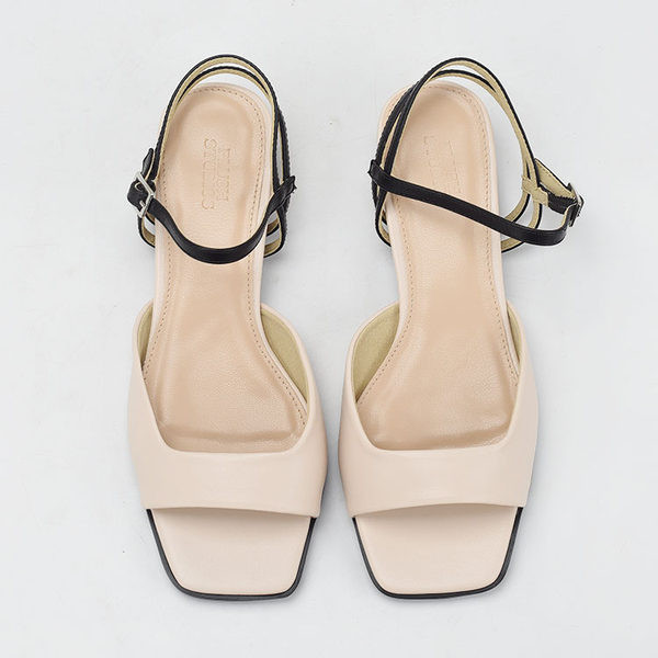 Uus mudel kandilise kontsaga naiste nahast sandaalid