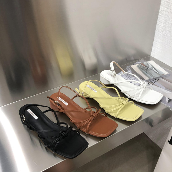 Naiste kunstnahast rihmadega sandaalid