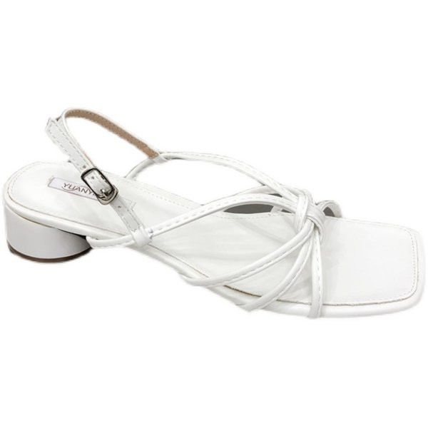 Naiste kunstnahast rihmadega sandaalid