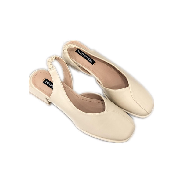 Naiste ümarad kunstnahast sandaalid