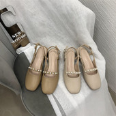 Naiste suletud varvastega sandaalide ümarmudel