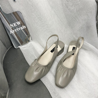 Moodsad kunstnahast kõrge 4 cm kontsaga sandaalid