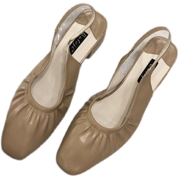 Moodsad kunstnahast kõrge 4 cm kontsaga sandaalid