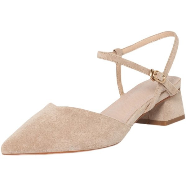 Teritatud mudel naiste sandaalid ökoseemisnahast