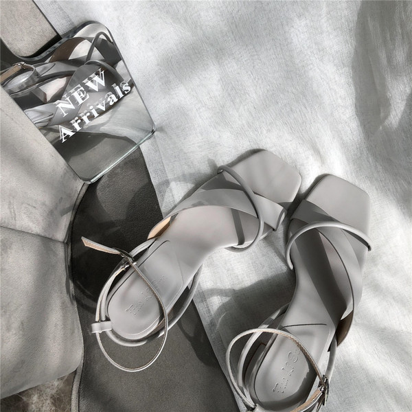 Naiste nahast sandaalid 5 cm paksuse kontsaga