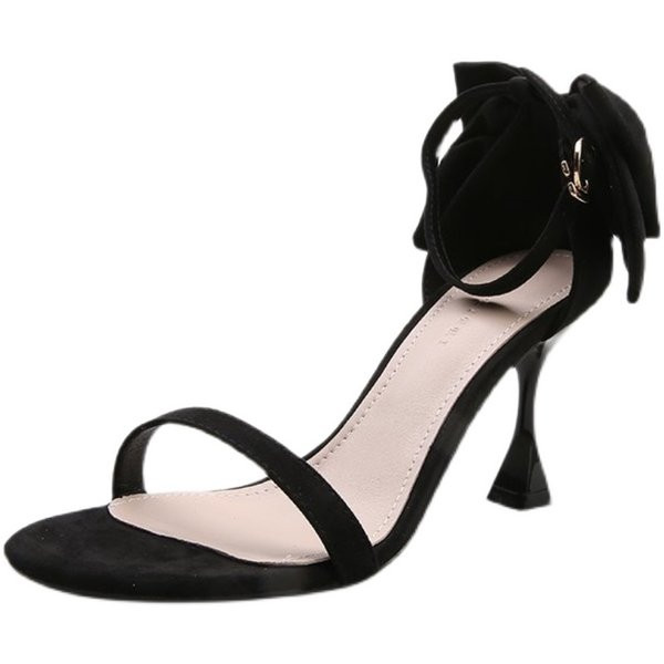 Naiste sandaalid paela ja kontsaga 8 cm