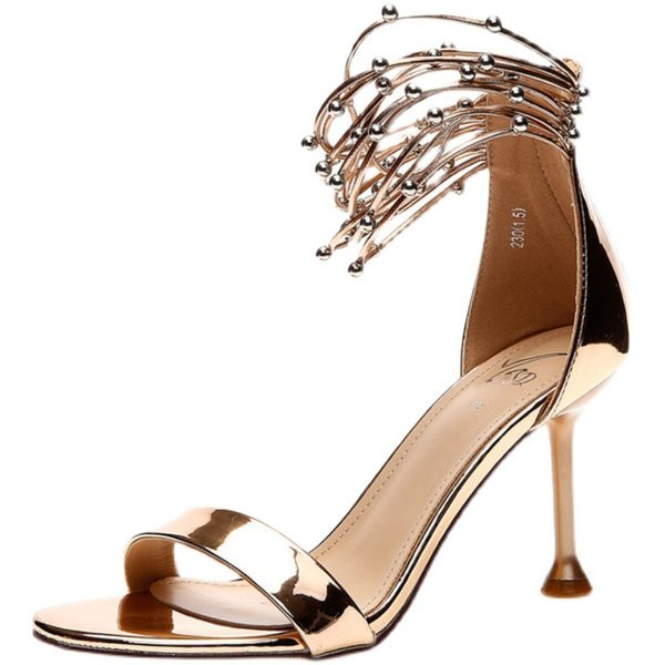 Elegantsed naiste sandaalid 8,5 cm kõrge kontsaga-Rooma stiilis