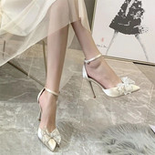 Elegantsed naiste teravatipulised paela ja 9 cm kõrge kontsaga sandaalid