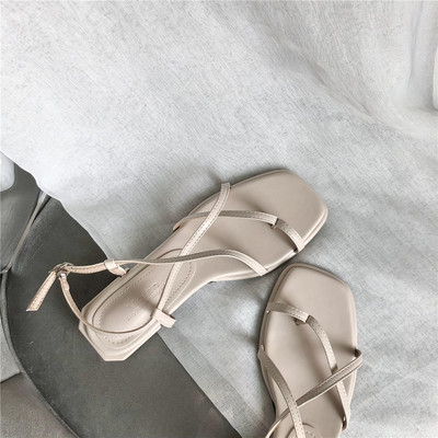 Naiste nahast vabaaja sandaalid