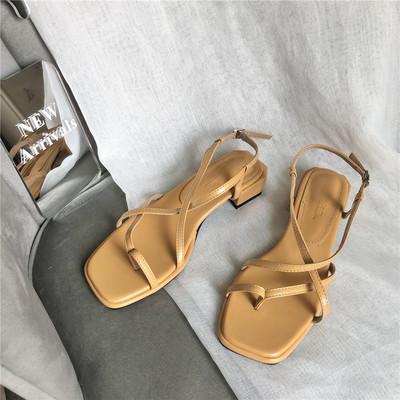 Naiste nahast vabaaja sandaalid