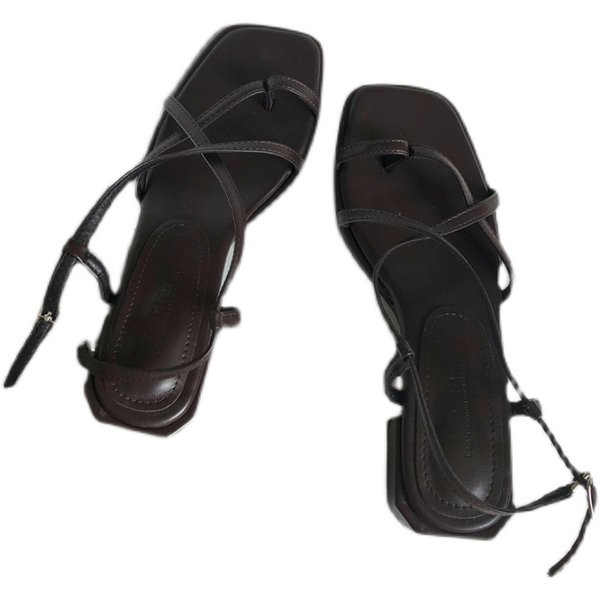 Naiste nahast vabaaja sandaalid