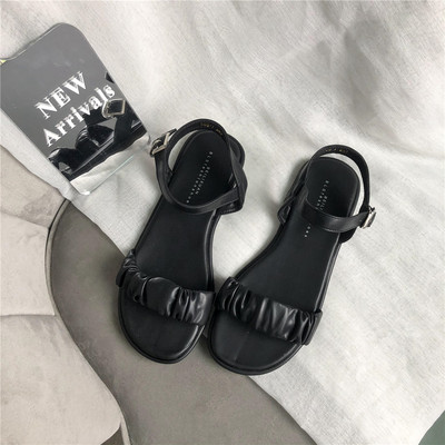 Μοντέρνα σανδάλια με φλατ σόλα σε τρία χρώματα