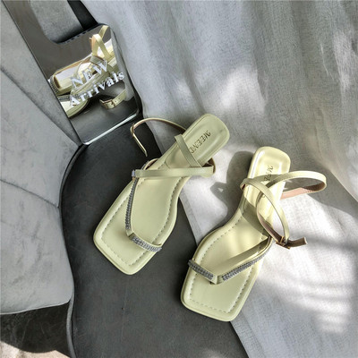 Uus mudel naiste kivide ja ristrihmadega sandaalid