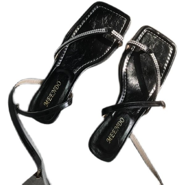 Uus mudel naiste kivide ja ristrihmadega sandaalid