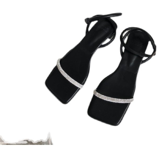 Naiste kividega rihmaga sandaalid