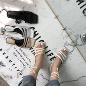 Uus mudel naiste paeltega nahast sandaalid - kolme värvi