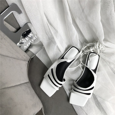 Uus mudel naiste paeltega nahast sandaalid - kolme värvi