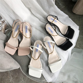 Uus mudel ökonahast naiste sandaalid koos ketiga