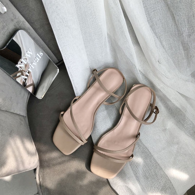 Moodsad naiste sandaalid kahes värvitoonis