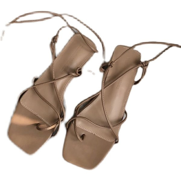 Igapäevased rihmadega kunstnahast sandaalid naistele