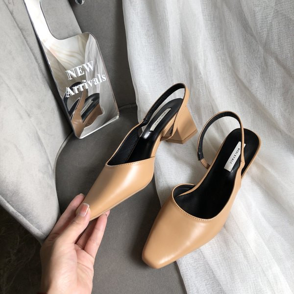 Naiste nahast sandaalid 5 cm paksuse kontsaga