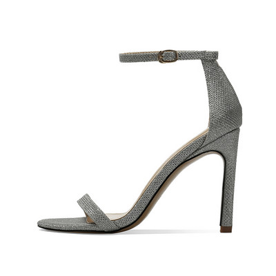 Γυναικεία σανδάλια με λουράκι και λεπτό τακούνι 6 cm