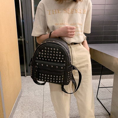 Stiilne kahe mudeli metallist aasadega naistekott