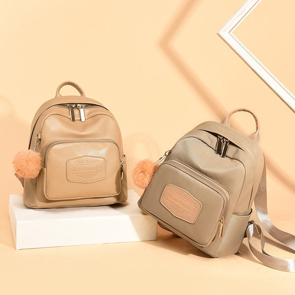 Naiste seljakott beeži esitaskuga