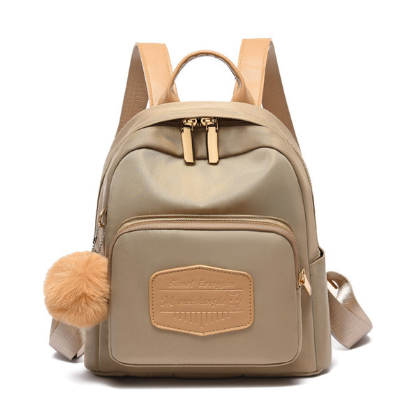 Naiste seljakott beeži esitaskuga