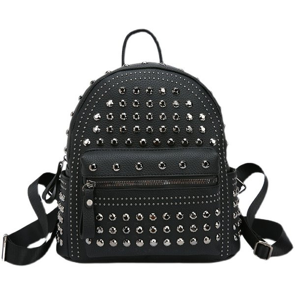 Naiste kunstnahast seljakott metallist kabega