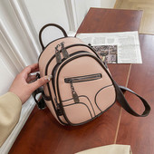 Lukkudega väike naiste seljakott ökonahast