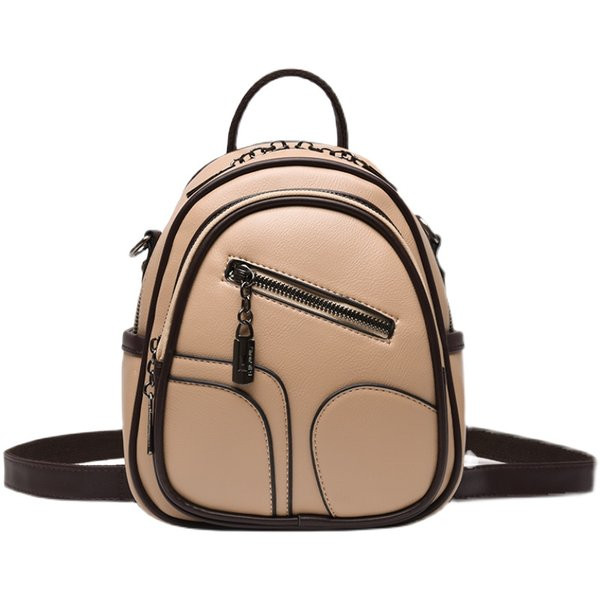 Lukkudega väike naiste seljakott ökonahast