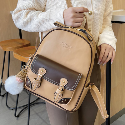 Moodne ökonahast esitaskuga naiste seljakott