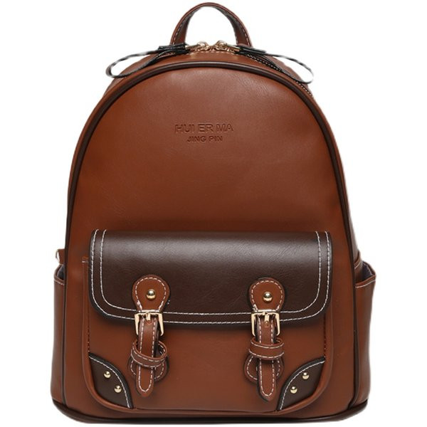 Moodne ökonahast esitaskuga naiste seljakott