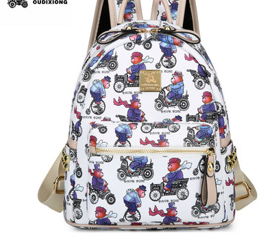 Naiste tekstiilist värvilise mustriga seljakott