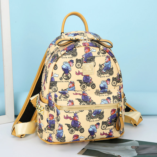 Naiste tekstiilist värvilise mustriga seljakott