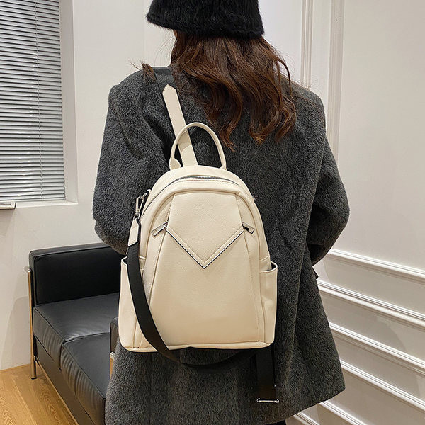 Moodne ökonahast küljetaskutega naiste seljakott