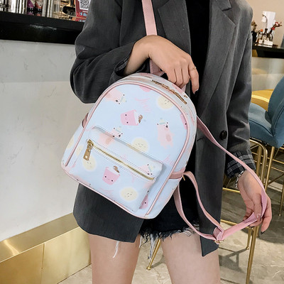 Új modell női hátizsák színes applikációval