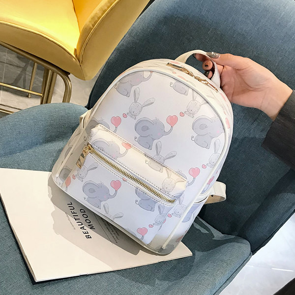 Új modell női hátizsák színes applikációval