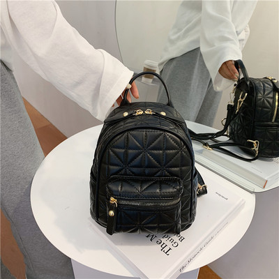 Uus mudel väike naiste seljakott esitaskuga