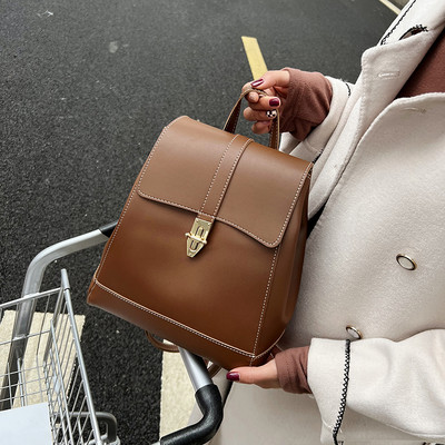 Stiilne naiste elegantne kunstnahast seljakott