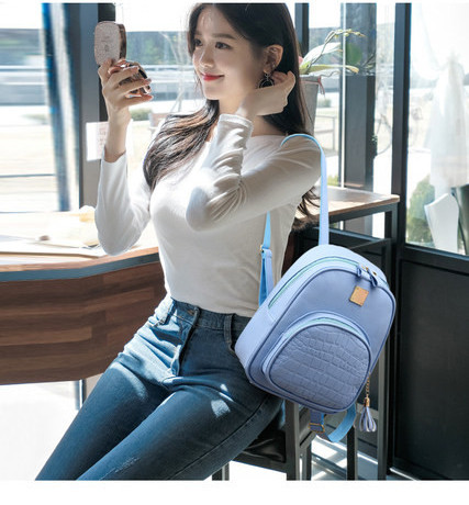 Lukuga naiste seljakott puhtast ökonahast