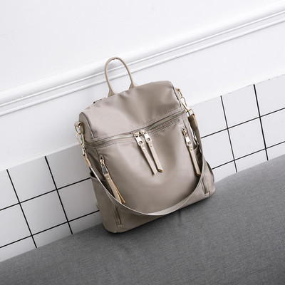 Stiilne naiste seljakott lühikese ja pika sanga ning eesmise lukuga