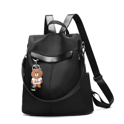 Stílusos női hátizsák két modellben, cipzárral